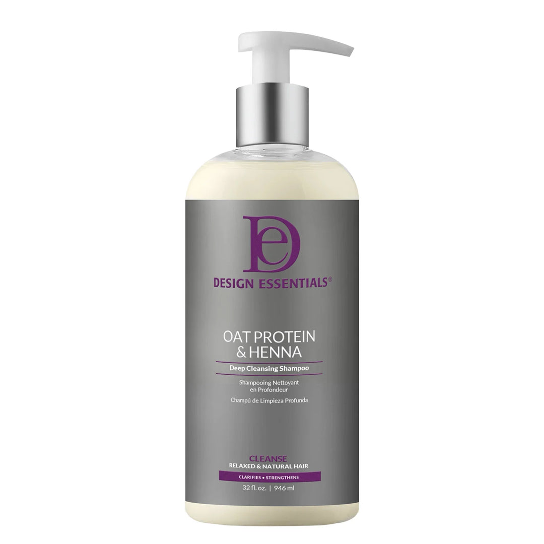 Design Essentials Oat Protein &amp; Henna Deep Cleansing Shampoo-Choose