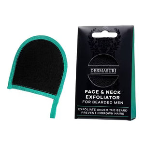 Dermasuri Men's Exfoliating Beard & Face Scrub Scrubber - 1ct