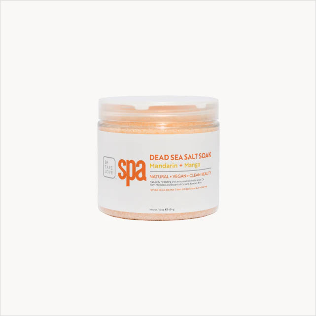 Be Care Love Dead Sea Salt Soak Mandarin + Mango 16 oz