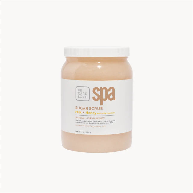 Be Care Love Sugar Scrub - Milk + Honey 64 oz