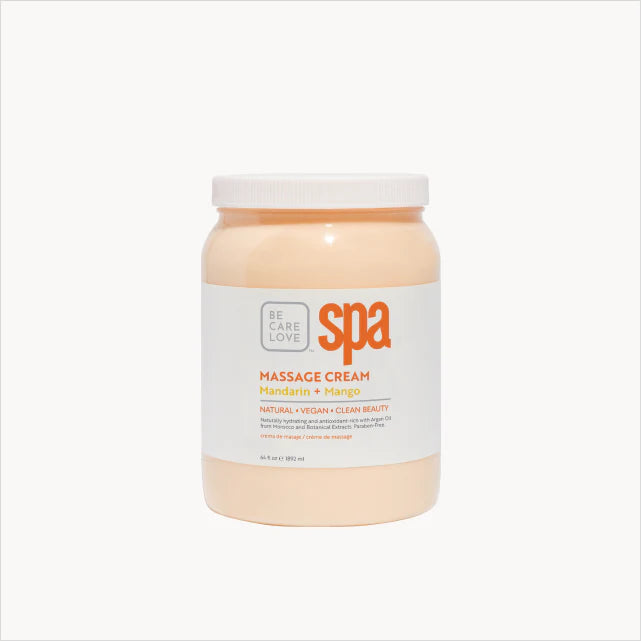 Be Care Love Massage Cream - Mandarin + Mango 64 oz