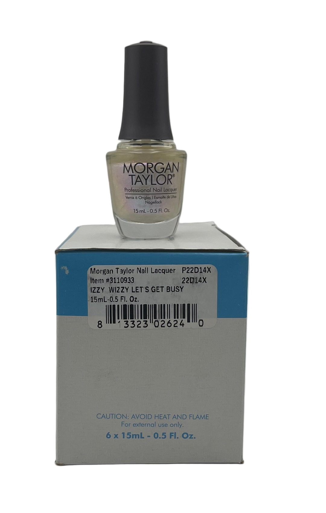 Morgan Taylor Nail Lacquer Izzy Wizzy Let's Get Busy 0.5 fl.oz-6 Pack