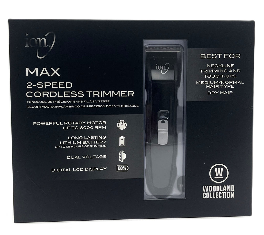 ION Max 2-Speed Cordless Trimmer Woodland Collection