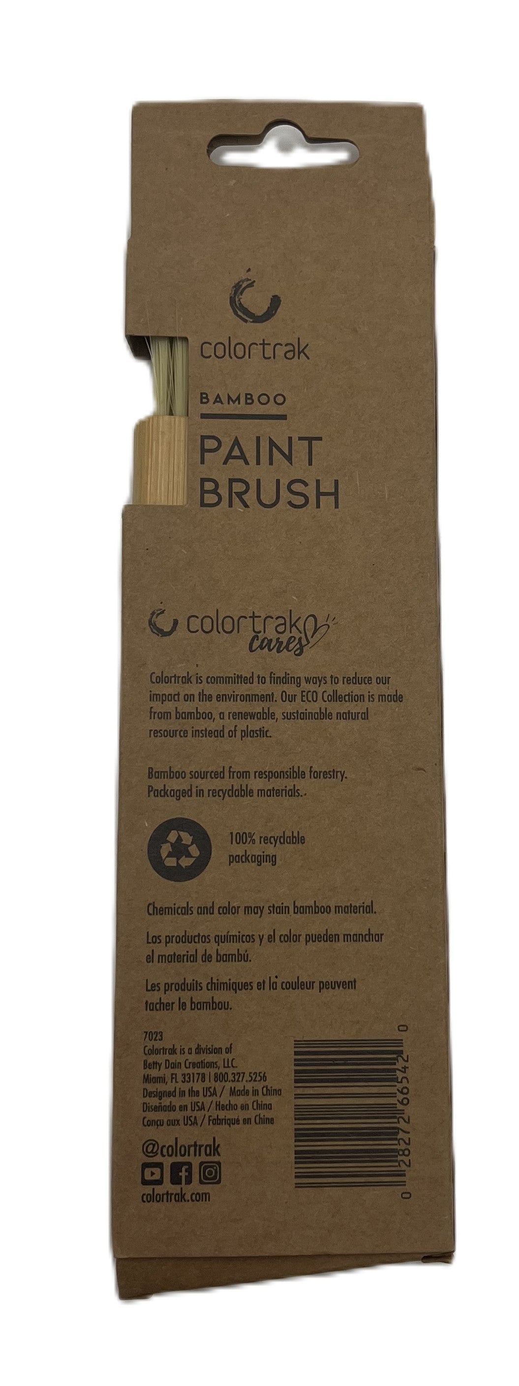 Color Trak Eco Collection Bamboo Paint Color Brush