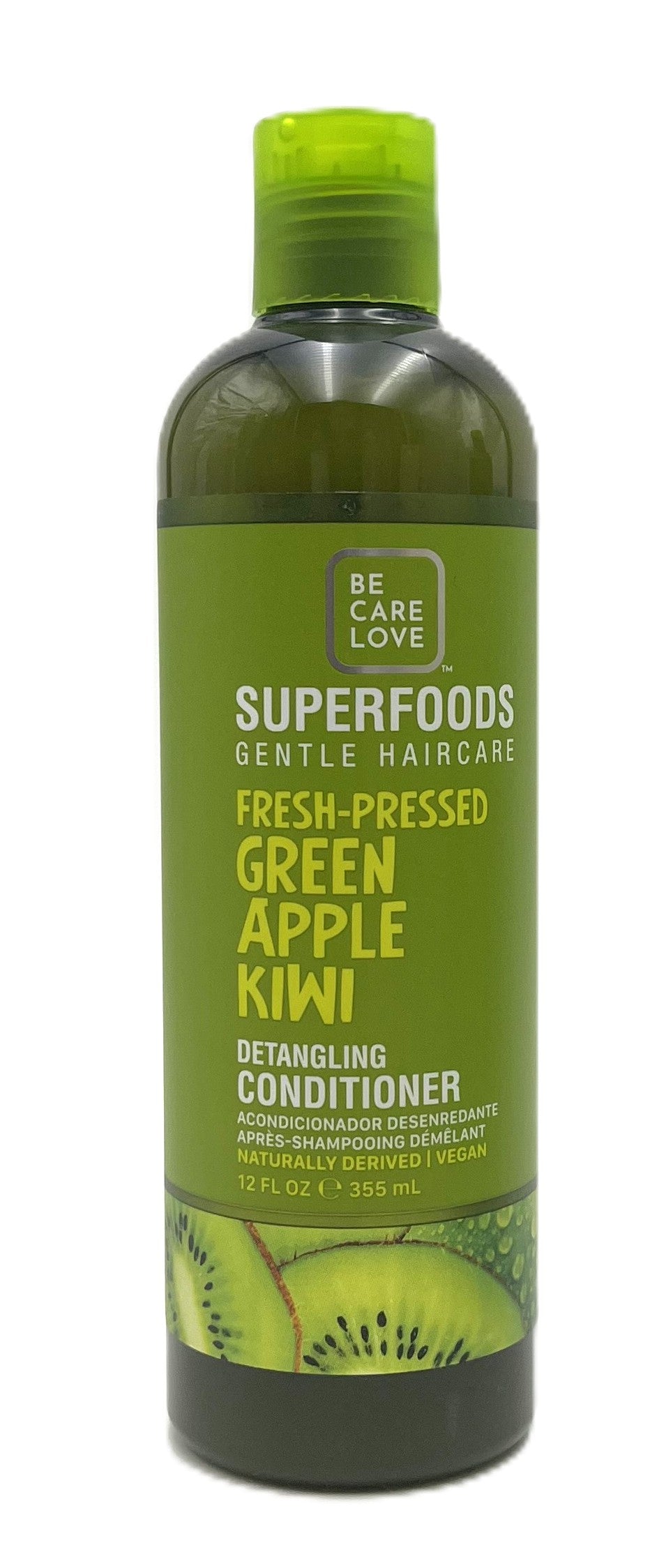 Be Care Love Superfoods Green Apple Kiwi Clarifying Shampoo 12 fl.oz