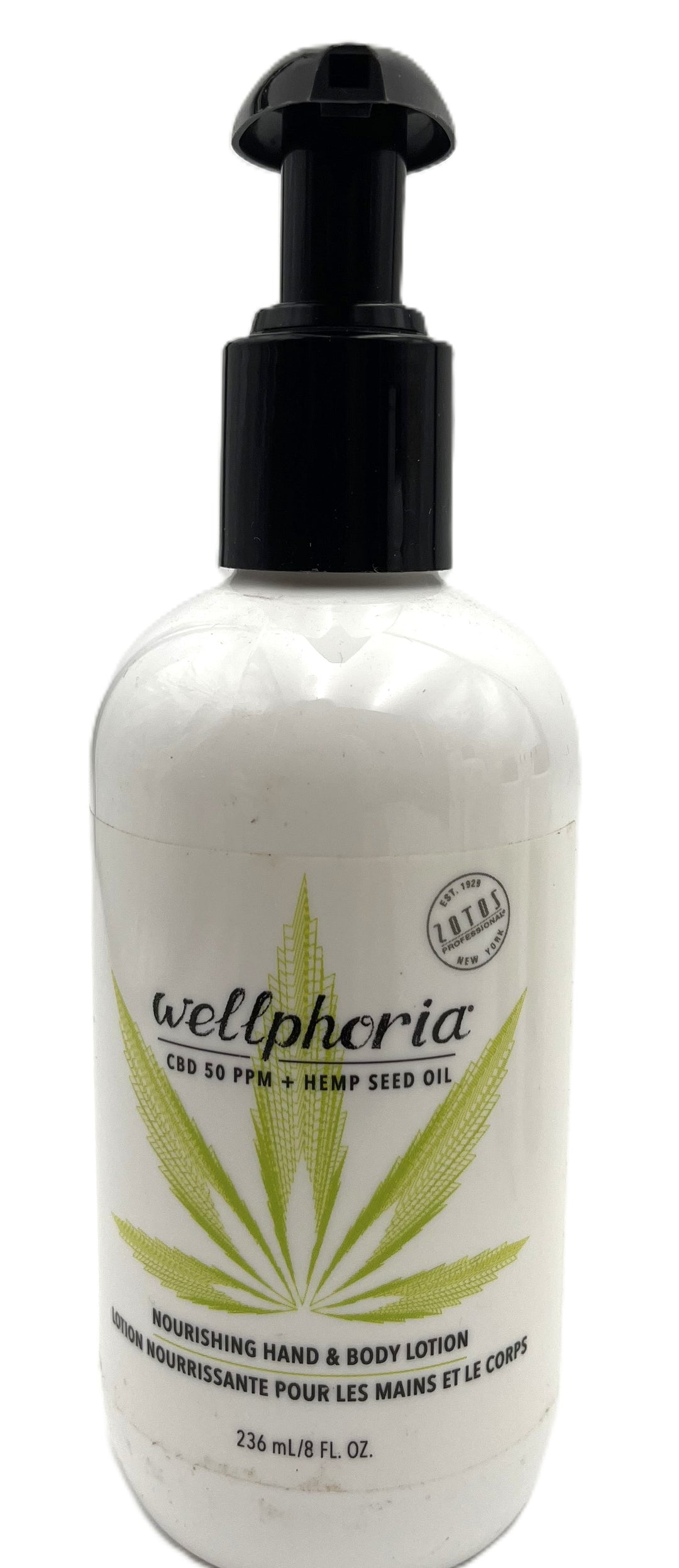 Wellphoria Nourishing  Hand Body Lotion  8 fl.oz