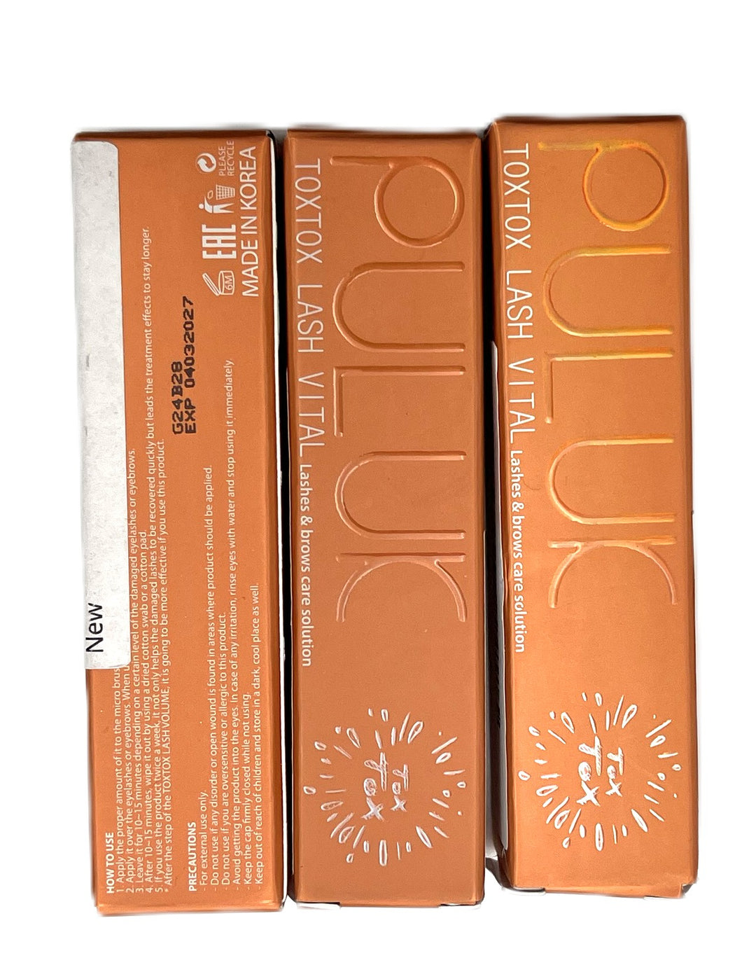 Puluk Tox Tox Lash Vital 10 ml-3 Pack