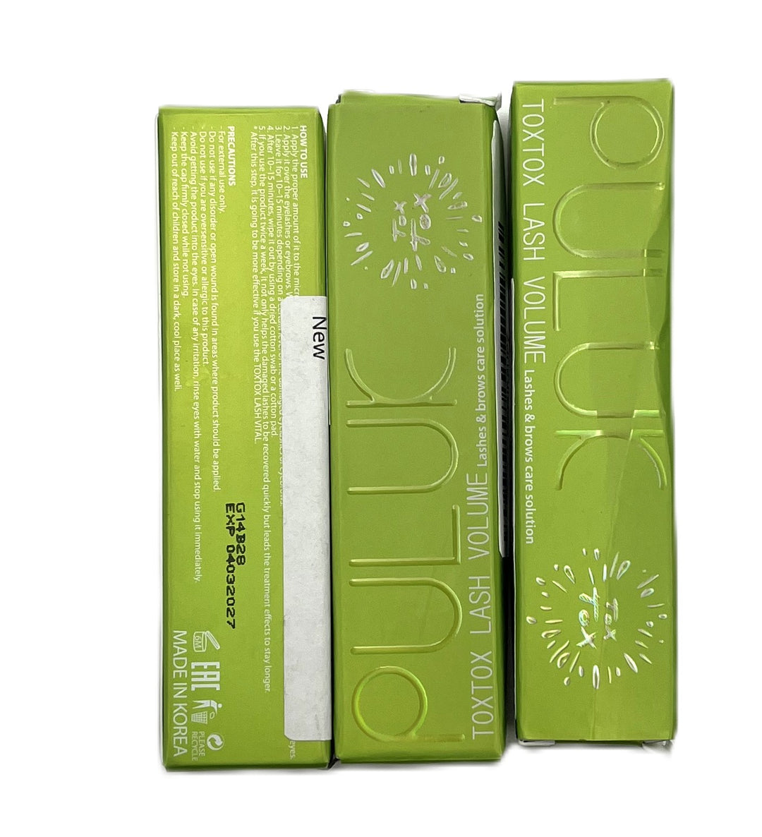 Puluk ToxTox Lash Vital Volume 10 ml-3 Pack