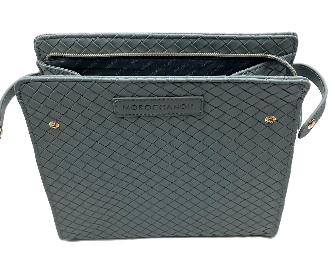 Moroccanoil Vegan Leather Travel Toiletry Bag((8.5X9X3") -2 Pack