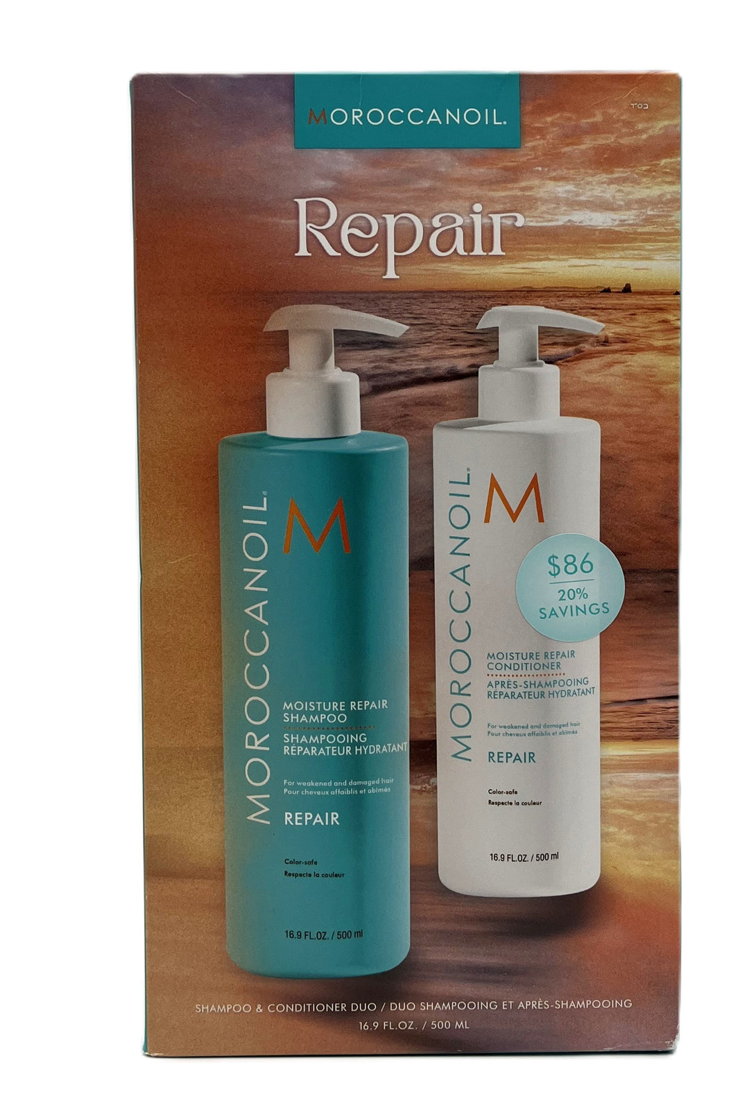 Moroccanoil Moisture Repair Shampoo & Conditioner 16.9 fl.oz duo