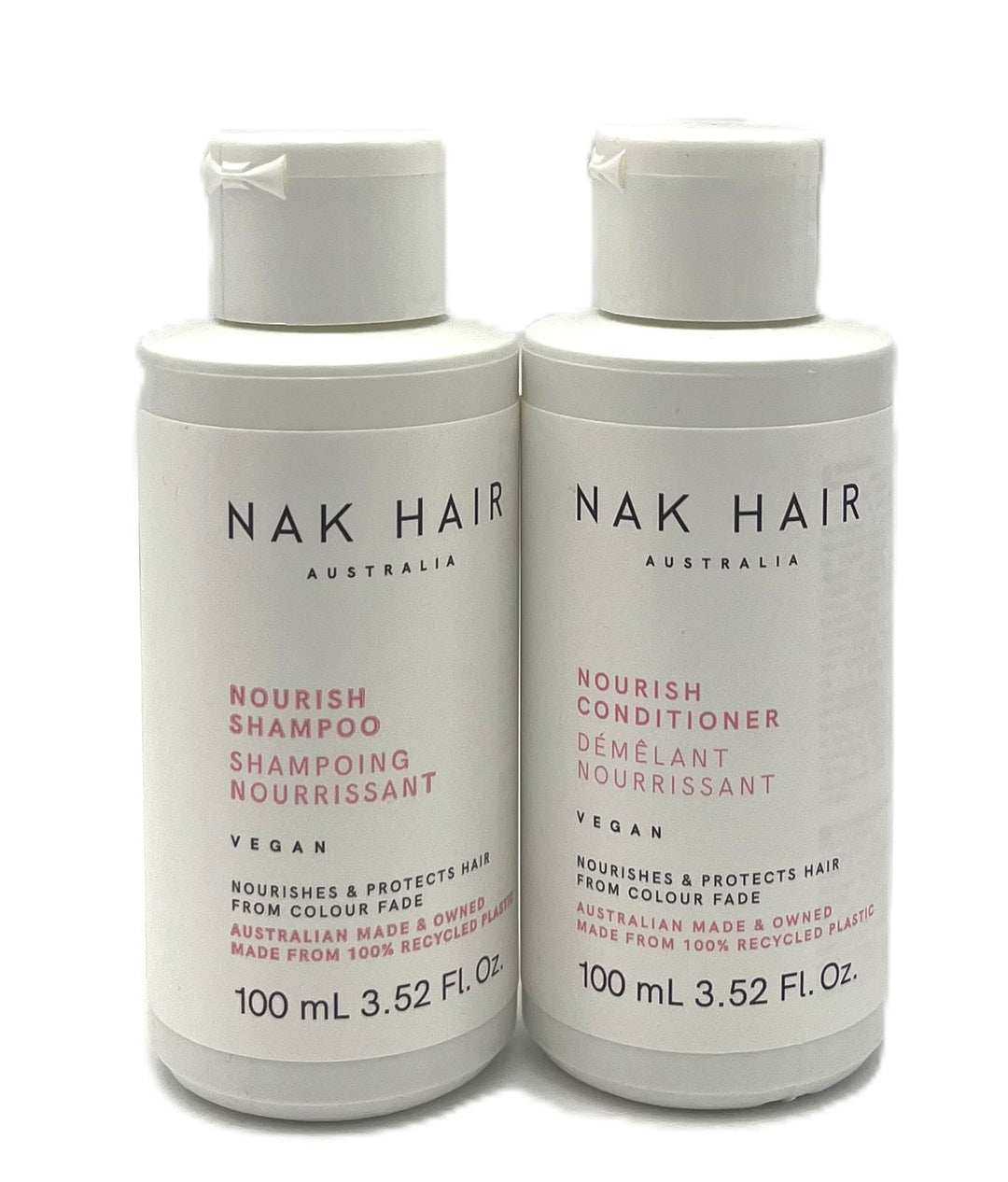 Nak Hair Nourish Shampoo & Conditioner Nourishes Protects Color 3.52 Fl.oz Duo
