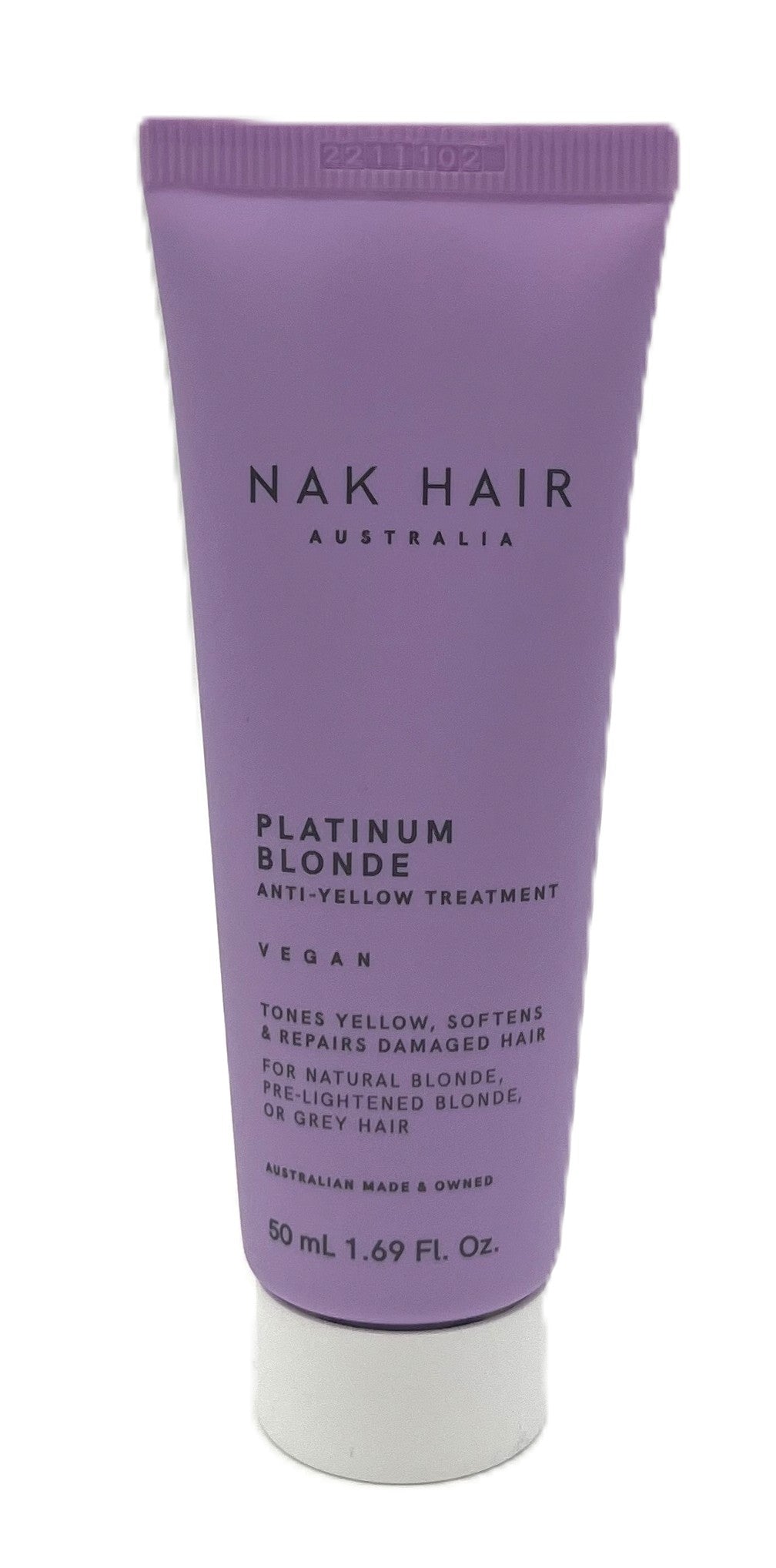 Nak Hair Australia Platinum Blonde Anti-Yellow Treatment 1.69 oz