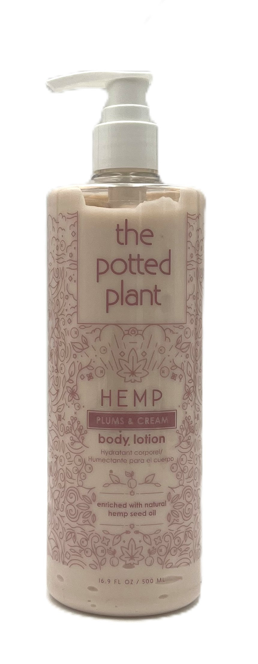 The Potted Plant Hemp Plums & Cream Body Lotion 16.9 fl.oz