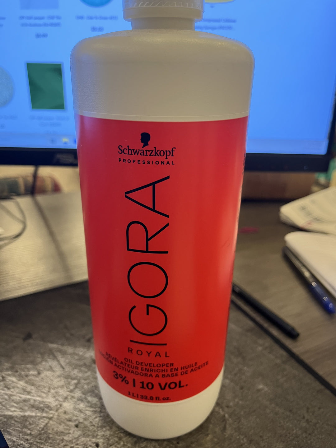 Schwarzkopf Igora Royal Developer 33.8 oz-3% 10 Volume Expired