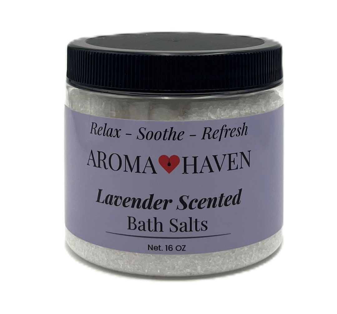 Aroma Haven Bath Salt – 16 oz-Lavender Scented