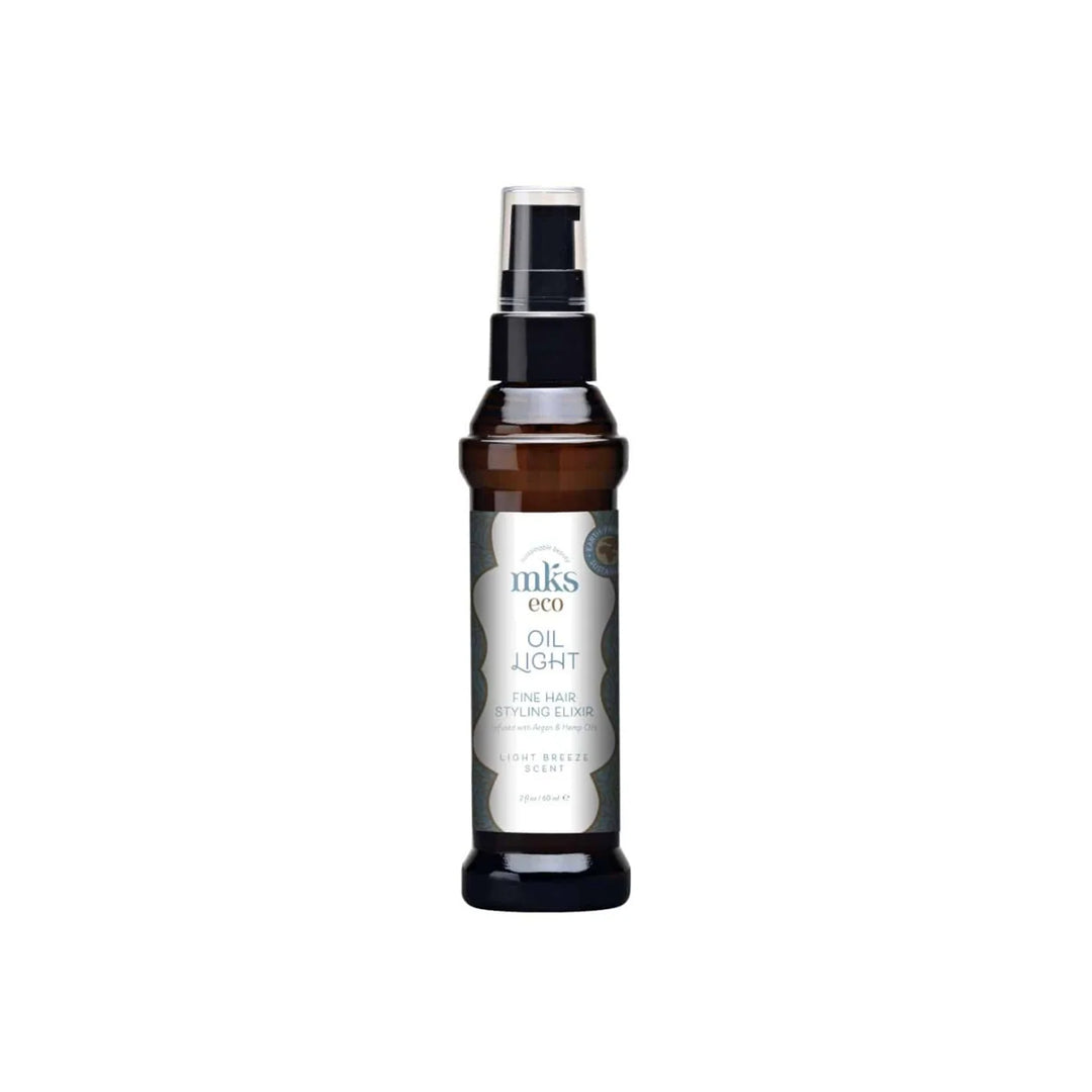MKS Eco - Oil Light Fine Hair Styling Elixir Light Breeze Scent 2 fl oz / 60 ml