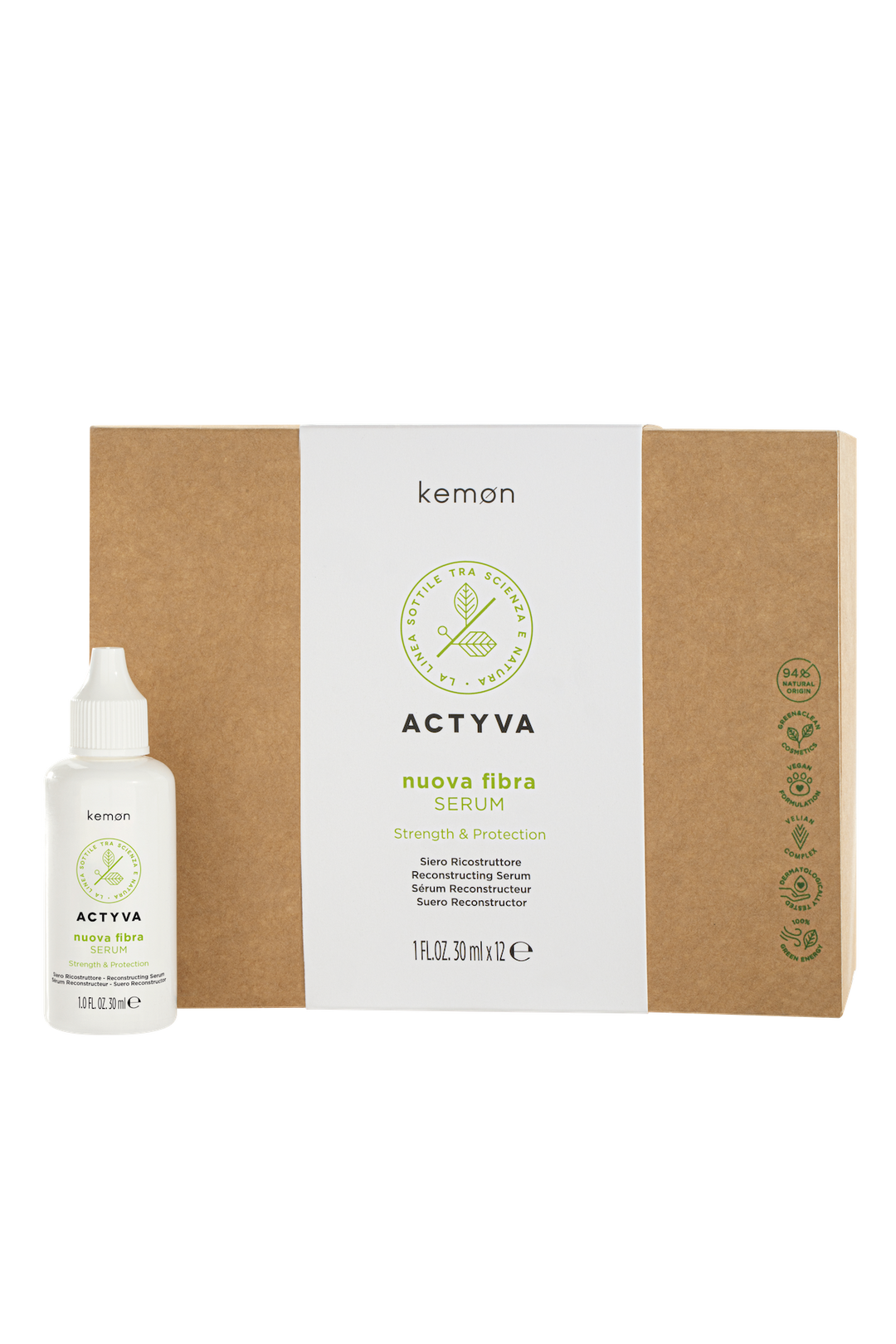 Kemon Actyva Nouva Fibra Serum 30mlX12
