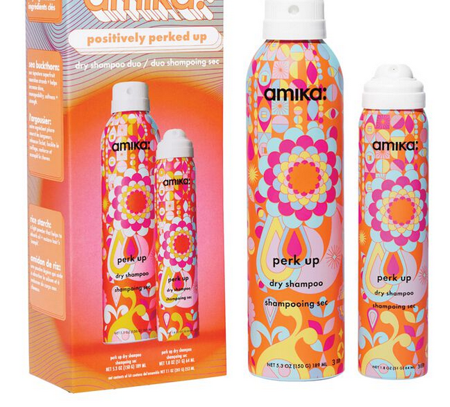 Amika Positively Perked Up Dry Shampoo Duo Holiday Gift