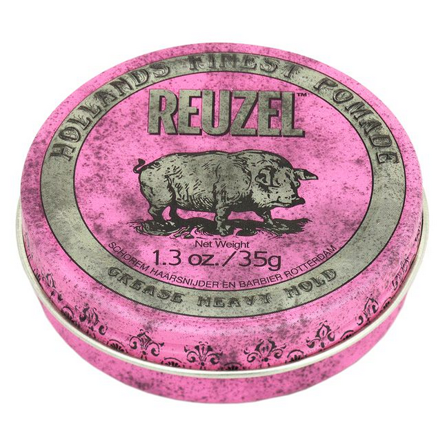 Reuzel Pink Heavy Grease Pomade 1.3 oz-4 Pack