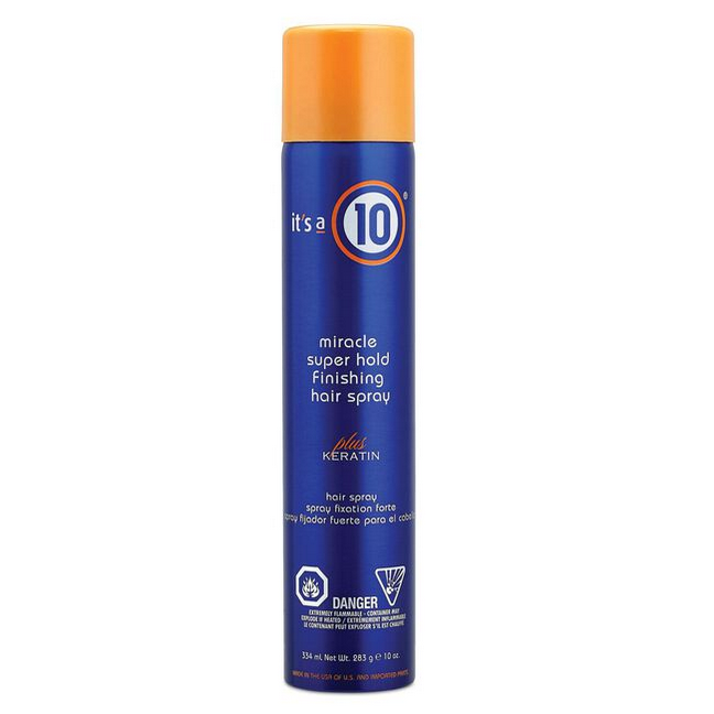 It's a 10 Miracle Superhold Finishing Hair Spray plus Keratin 10 oz