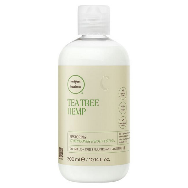 Paul Mitchell Tea Tree Hemp Restoring Conditioner & Body Lotion 10.14 fl.oz