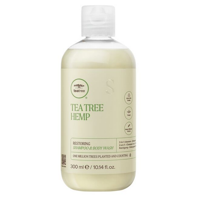 Paul Mitchell Tea Tree Hemp Restoring Shampoo & Body Wash & Conditioner 10.14 fl.oz Duo
