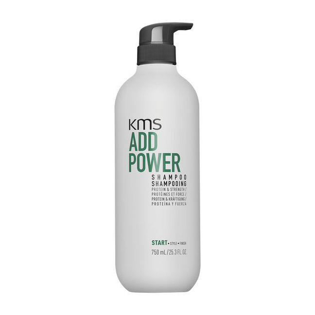 kms AddPower Shampoo 25.3 fl.oz & AddPower Solid Shampoo Bar 75g Duo