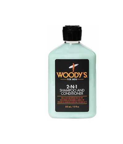 Woodys 2-in-1 Shampoo & Conditioner (12oz)
