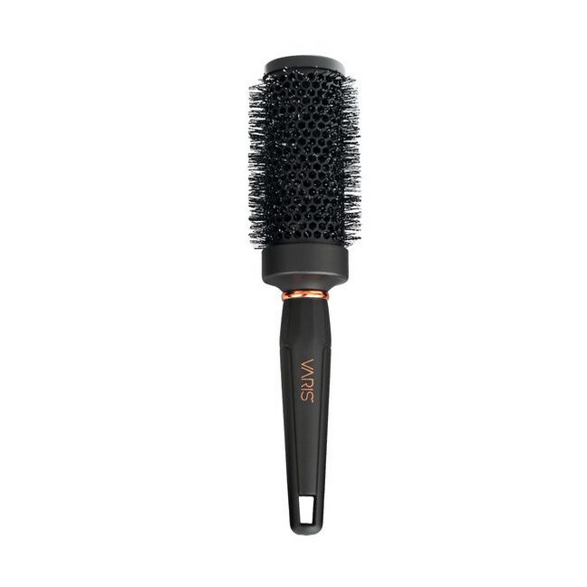 Varis Ceramic Barrel Round Brush with Nylon Bristles Medium