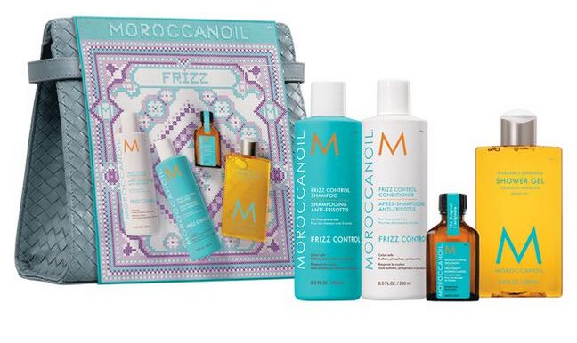 Moroccanoil Frizz Kit(Shampoo Conditioner Shower Gel & Oil)