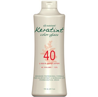 All Nutrient Developer &amp; Lighteners Keratint Color-Glaze Developer 40 Volume 25 oz