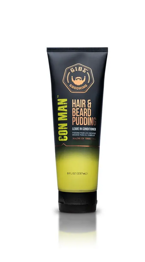 GIBS Con Man  Hair &amp; Beard Pudding 8 oz-3 Pack