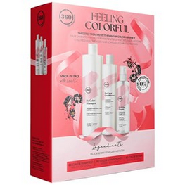 360 Hair Professional FEELING COLORFUL(Shampoo Conditioner Repair Serum)