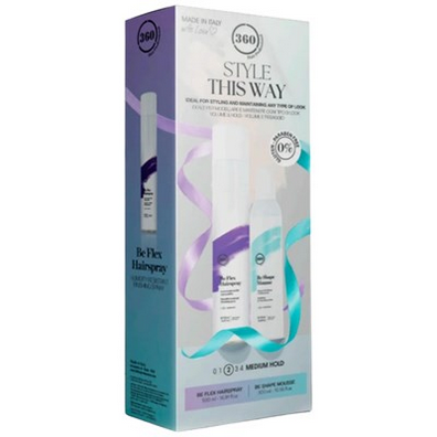 360 Hair Professional STYLE THIS WAY(Spray & Mousse Duo)