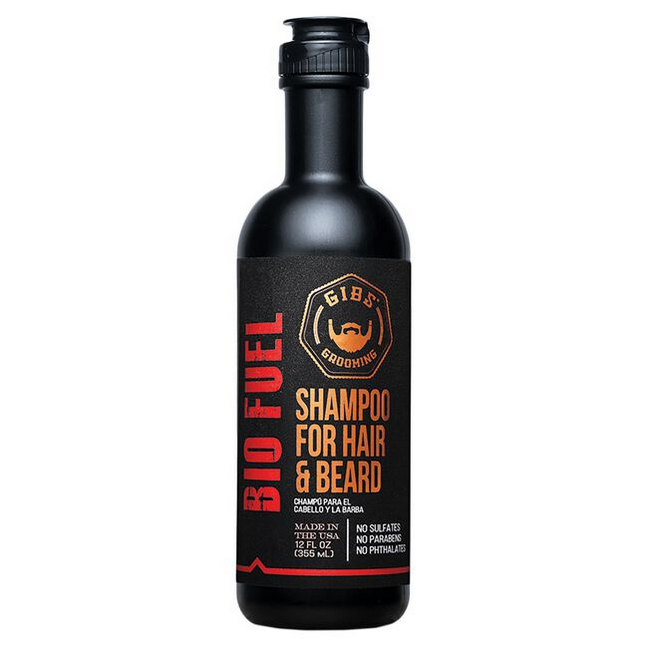 GIBS BioFuel Shampoo for Hair &amp; Beard 12 fl.oz