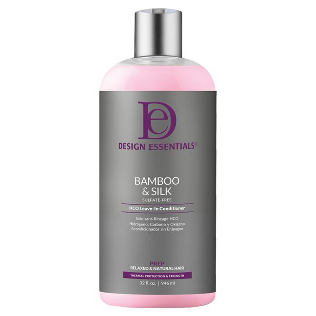 Design Essentials Bamboo &amp; Silk HCO Leave-In Conditioner 32 oz-2 Pack