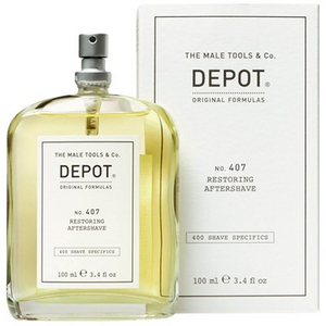 Depot NO. 407 RESTORING AFTERSHAVE 3.4 Fl. Oz.