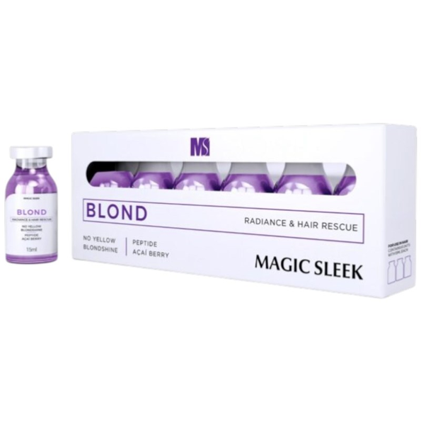 Magic Sleek Blonde Radiance &amp; Hair Rescue 6 x 0.51 Fl. Oz