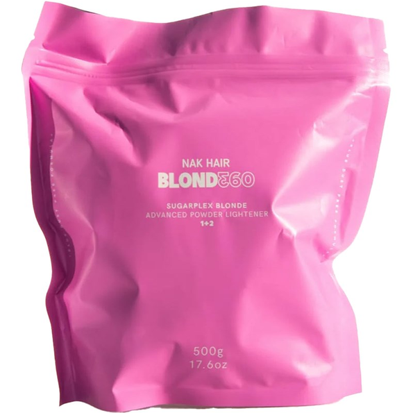 NAK Professional BLOND360 SugarPlex Blonde Advanced Powder Lightener  17.6 Fl. Oz.