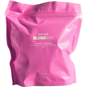 NAK Professional BLOND360 SugarPlex Blonde Advanced Powder Lightener  17.6 Fl. Oz.