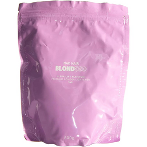 NAK Professional BLOND360 Ultra Lift Platinum Premium Powder Lightener  17.6 Fl. Oz.