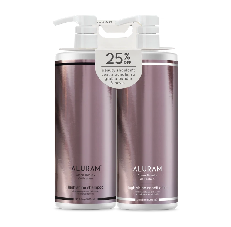 Aluram High Shine Shampoo &amp; Conditioner Liter (33.8oz) Duo