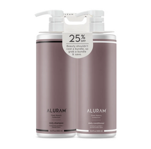 Aluram Daily Shampoo & Conditioner Liter (33.8oz) Duo