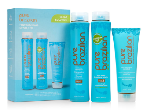 Pure Brazilian | Professional 3pc Stylist Kit - Clear Solution