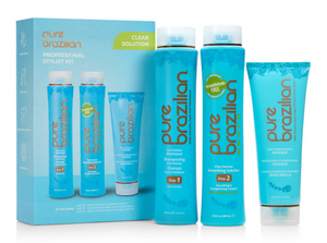 Pure Brazilian | Professional 3pc Stylist Kit - Clear Solution
