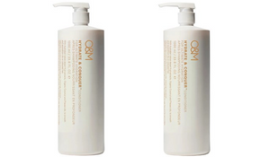 O&M HYDRATE & CONQUER SHAMPOO & CONDITIONER Liter duo