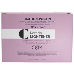 O&M Keratin LIGHTENER (Ammonia) 17.63oz 2pieces