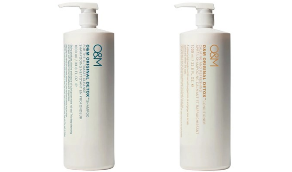 O&amp;M ORIGINAL DETOX SHAMPOO &amp; CONDITIONER Liter duo