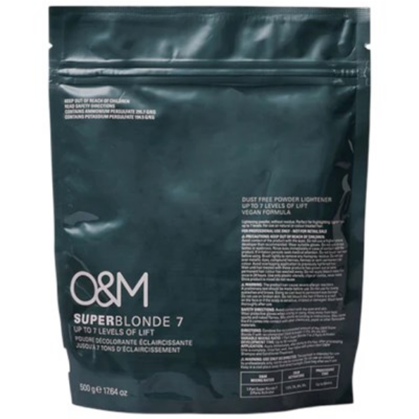 O&amp;M SUPERBLONDE 7 Powder Lightener 17.64oz