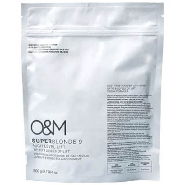 O&amp;M SUPERBLONDE 9 HIGH LEVEL LIFT Powder Lightener 17.64oz